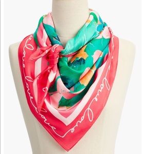Talbots Pink Love Lulu DK Scarf NWT Breast Cancer